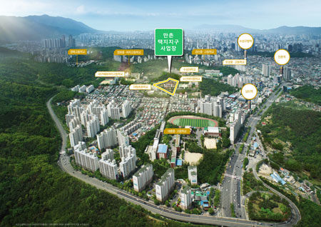 만촌택지지구 조감도