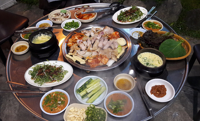 돼지막창.