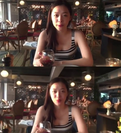 사진. 설리 SNS