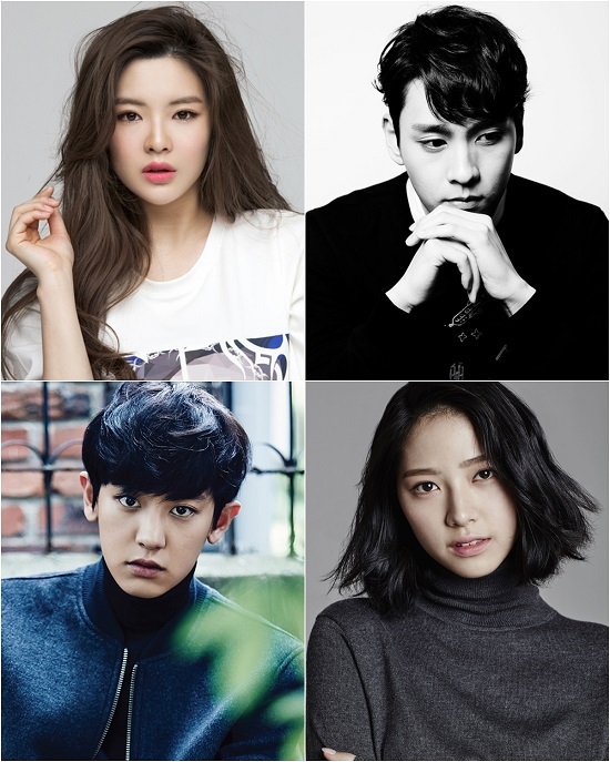 사진. 웰메이드예당(이선빈), MM엔터테인먼트(최태준), SM엔터테인먼트(박찬열), JYP엔터테인먼트(류원)