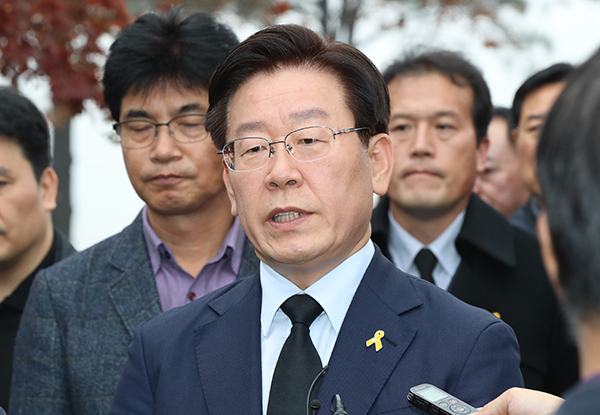 이재명 성남시장이 22일 