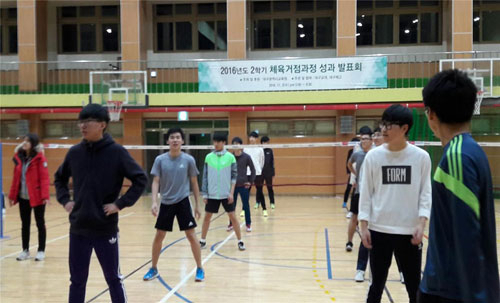 예술거점학교 학생 가운데 체육 부문 학생들이 지난달 학습성과 발표회를 열고 8개 종목에 대한 시범을 보였다. 대구시교육청 제공
