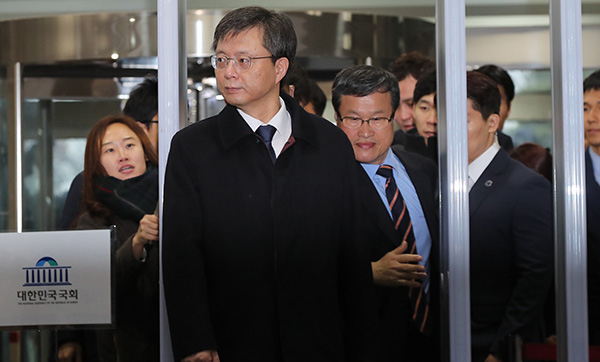 우병우 전 청와대 민정수석이 국회 제 5차 청문회에 출석했다. 연합뉴스
