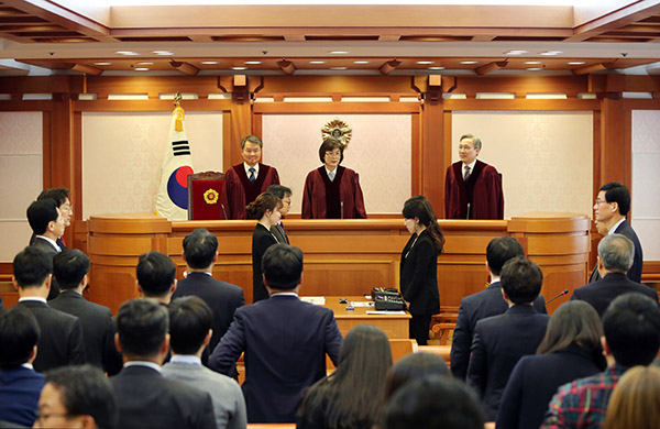 박근혜 대통령의 탄핵심판 대리인단이 