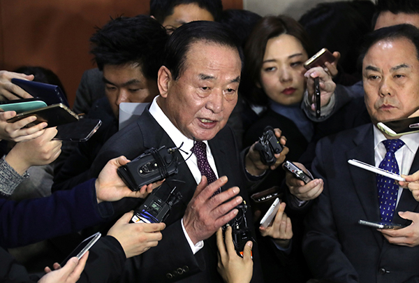 친박계 핵심인 서청원 의원이 