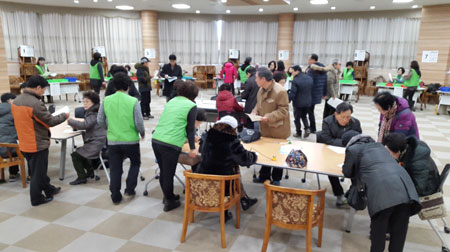 지난해 신청 접수 모습.