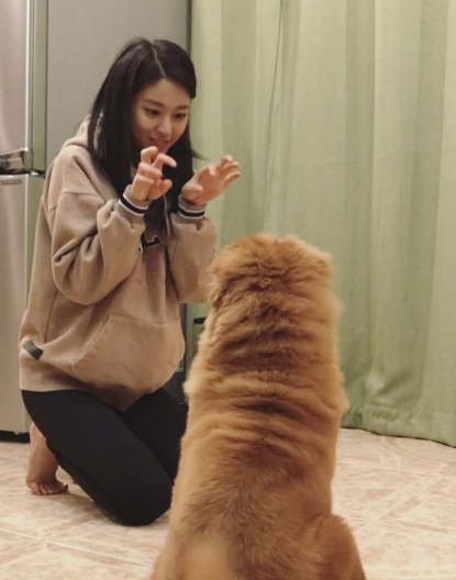 설현, 덩치, 반려견, AOA, 익스큐즈 미 / 사진출처 - 설현 인스타그램 제공