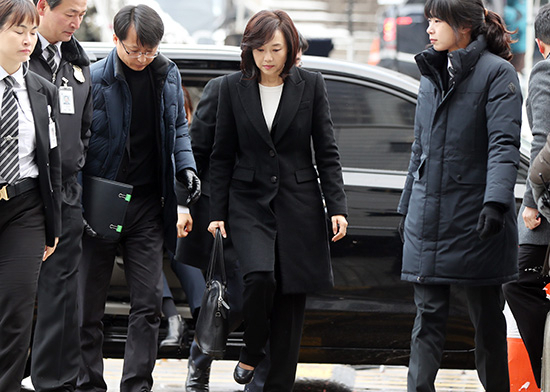 조윤선 문화체육관광부 장관이 