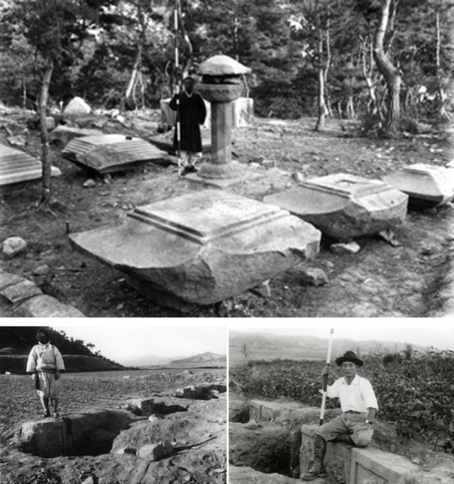 일제강점기 때 경주 문화재 발굴 현장을 담은 흑백사진 700여장이 공개됐다. 경주학연구원 제공