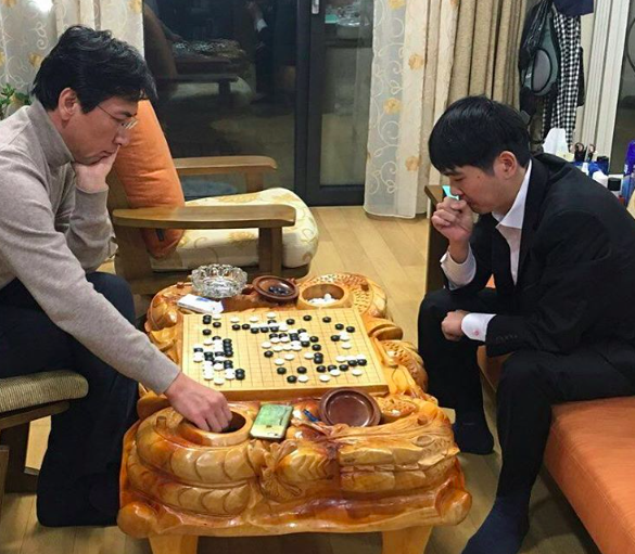 이세돌 안희정 / 사진출처 - 안희정 인스타그램 제공