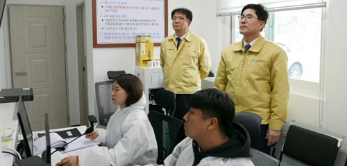 김장주 경북도 행정부지사가 16일 영주와 봉화에 설치