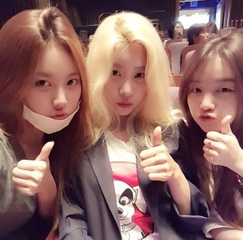 걸스데이 소진, 유라, 민아 / 사진출처 - 유라 인스타그램 캡쳐