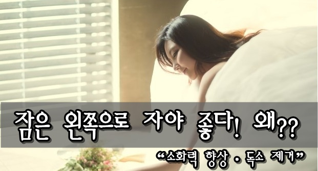 잠을 자는 방향을 바꾸면 숙면에 들수 있다. 우리 몸의 기관들이 왼쪽으로 향했을 때 더 기능을 원활하게 해낼 수 있기 때문이다.