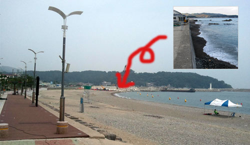 경상북도는 연안의 이용가치를 높이고 자연재해로부터 보호하기 위해 친환경 연안정비사업을 벌이고 있다. 연안정비사업을 추진한 경주시 오류해수욕장. 경북도 제공 사진