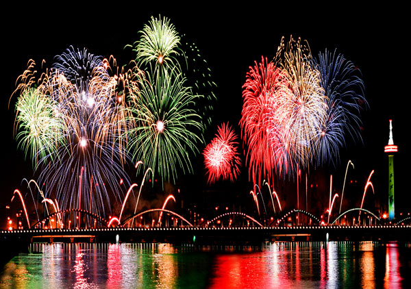 포항국제불빛축제. 경북도 제공