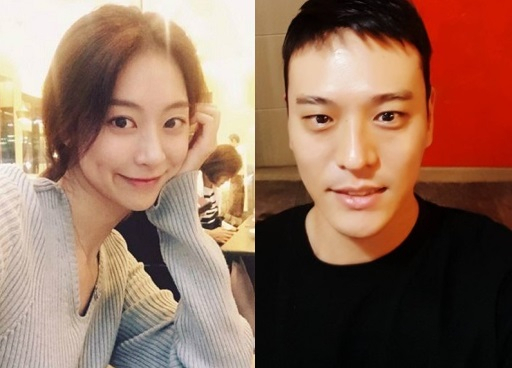 사진. 박예슬, 김용준 sns