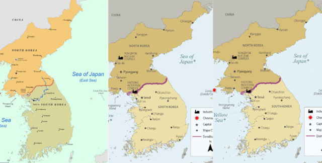 왼쪽부터 2013년, 2014년,2017 CRS 