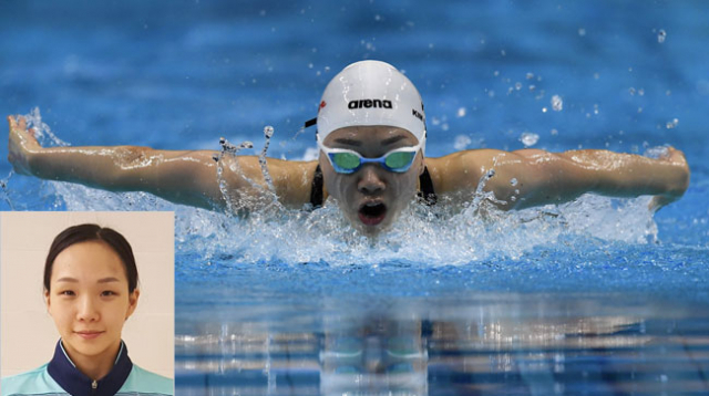 김서영이 11일 중국 베이징 국제수영센터에서 열린 2017 FINA 세계경영월드컵 개인혼영 200m에서 동메달을 획득했다. 역영하고 있는 김서영. 매일신문DB
