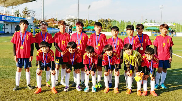 안동 강남초 축구팀.