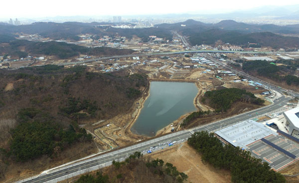 4일 대구법원 이전터로 유력하게 검토되고 있는 수성구 연호동 일대.