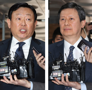 신동빈, 신동주. 매일신문DB