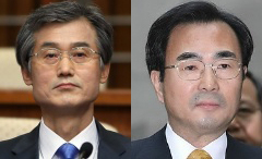 조희대 대법관(왼쪽), 차한성 변호사. 매일신문DB