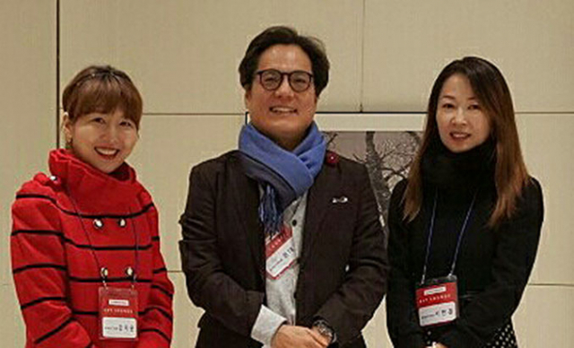 혼다자동차 대구지점 아트라운지 전시기획 3인방. 왼쪽부터 강지윤, 권대훈, 서민경 작가.