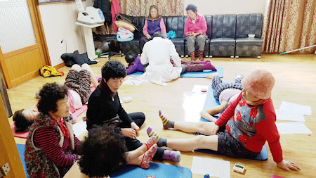 청송군보건의료원과 현서면 건강위원회가 주관하는 