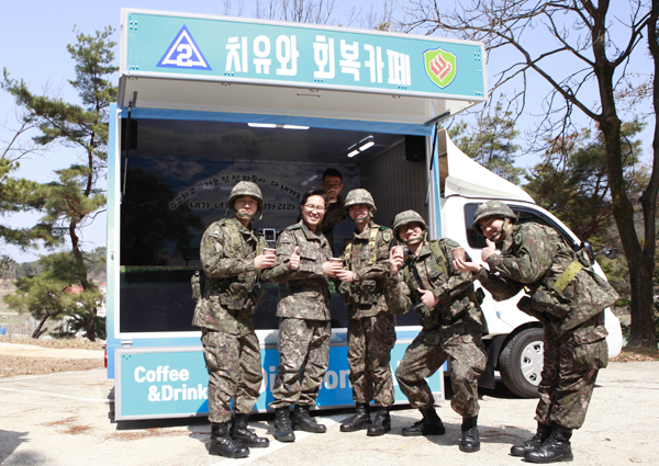 카페트럭. 육군 제31보병사단 제공