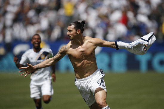 미국 프로축구 메이저리그(MLS) LA갤럭시의 즐라탄 이브라히모비치(스웨덴