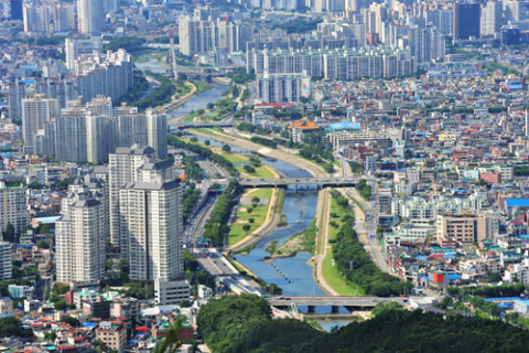 신천변 아파트 단지. 매일신문 DB
