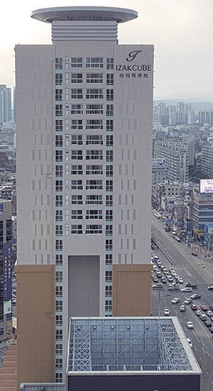 지난 2월 준공한 두류역 아이작큐브 오피스텔. 동양종합건설 제공