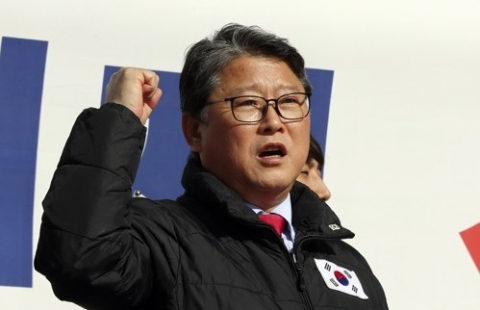 막말 논란에 휩싸인 대한애국당 조원진 대표. 자료사진 연합뉴스