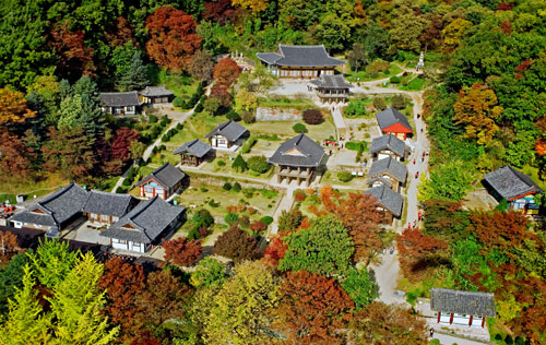 영주 부석사가 양산 통도사, 보은 법주사, 해남 대흥사와 함께 세계유산 등재가 확실시된다. 영주시 제공