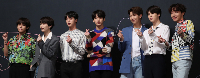 빌보드 차트 1위에 오른 방탄소년단이 