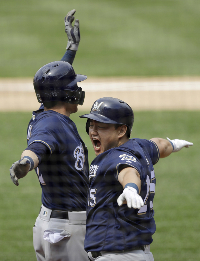 미국프로야구 메이저리그(MLB) 밀워키 브루어스의 최지만(27
