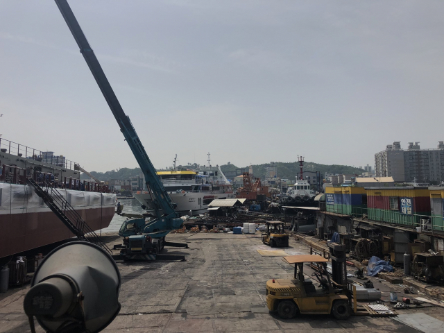 2018년 경북향토뿌리기업에 선정된 포항 동성조선. 경북도 제공