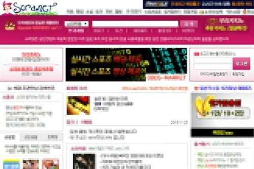 소라넷 홈페이지 캡쳐