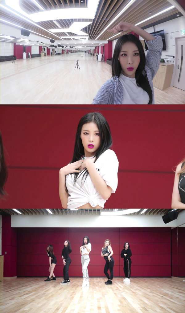 사진.JYP 제공 / 유빈 안무 영상 캡처