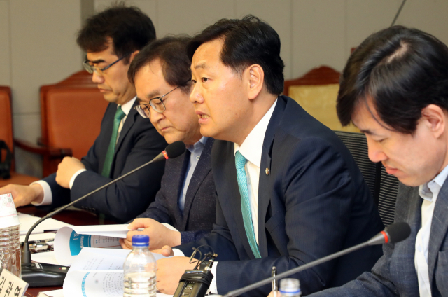 바른미래당 김관영 원내대표가 26일 국회 의원회관에서 열린
