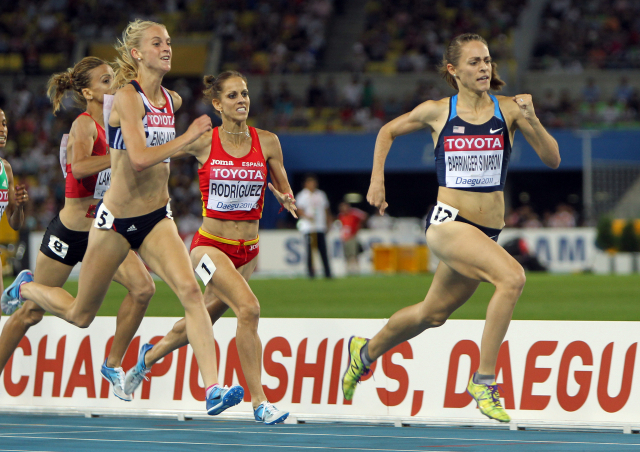2011년 9월 1일 대구스타디움에서 열린 대구 세계육상선수권대회 여자 1천500m 결승, 우측 하단에 DAEGU라는 표기가 보인다. 매일신문DB