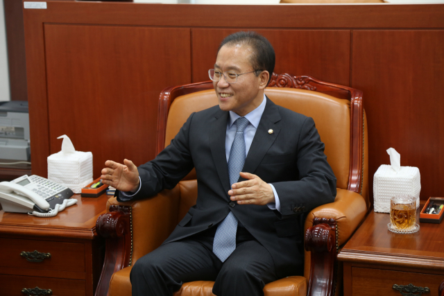 5일 윤재옥 자유한국당 원내수석부대표가 국회에서 매일신문과 만나 20대 국회 후반기 원 구성 협상에 대한 소회를 밝혔다. 윤재옥 의원실 제공