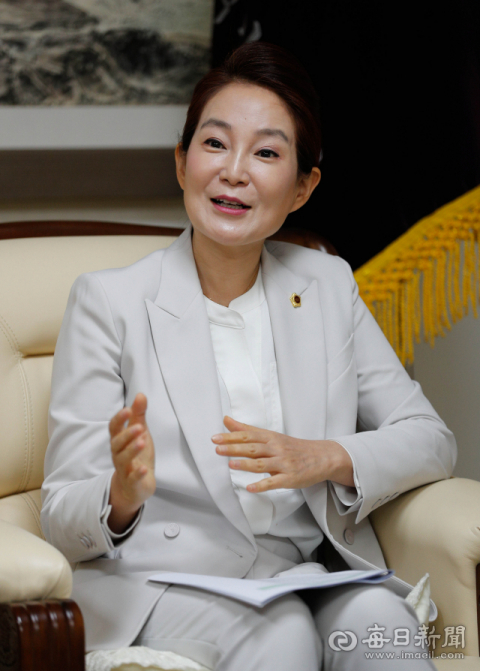 배지숙 대구시의회 의장. 우태욱 기자 woo@msnet.co.kr