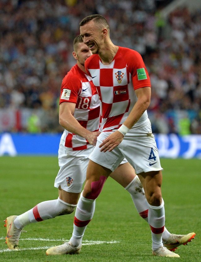 Soccer Football - World Cup - Final - France v Croatia - Luzhniki Stadium, Moscow, Russia - July 15, 2018 Stewards chase pitch invaders REUTERS/Carl Recine