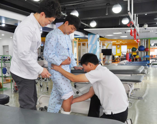 대구보건대학교병원의 치료 장면