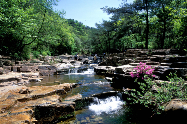 월악산이 품은 자연휴식처 송계계곡 .충북도 제공