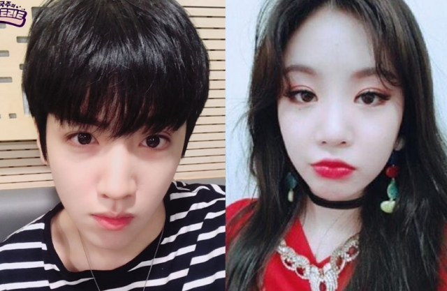 사진. 펜타곤 후이 / 여자아이들 수진 sns