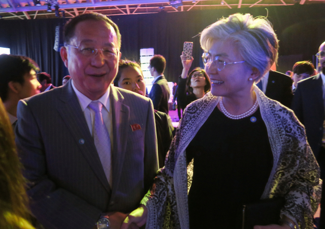 2018 아세안지역안보포럼(ARF)에 참석하는 강경화 외교부 장관이 3일 오후 싱가포르 엑스포 컨벤션센터에서 열린 