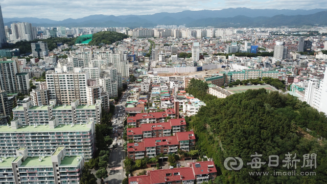 경신고는 오른쪽 중간 부분. 매일신문DB