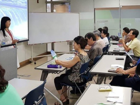 수성구립 용학도서관은 박언휘 원장 초청, 사람책 특강을 열었다.